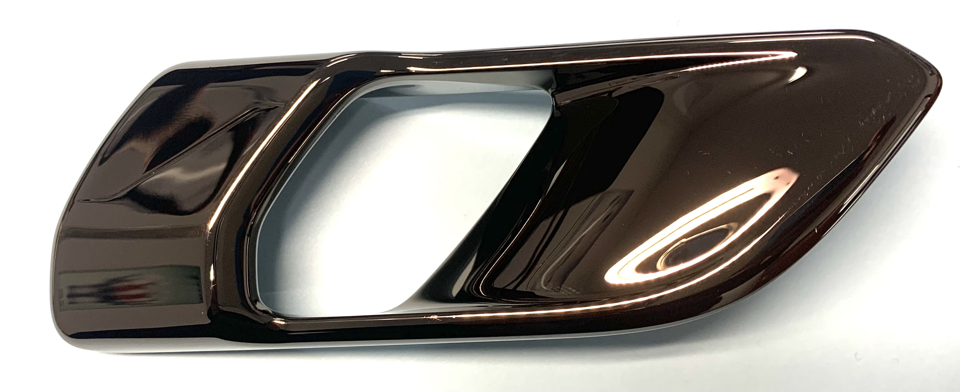 汽車門把手:塑膠注塑+水電鍍+PVD+AF防指紋鍍